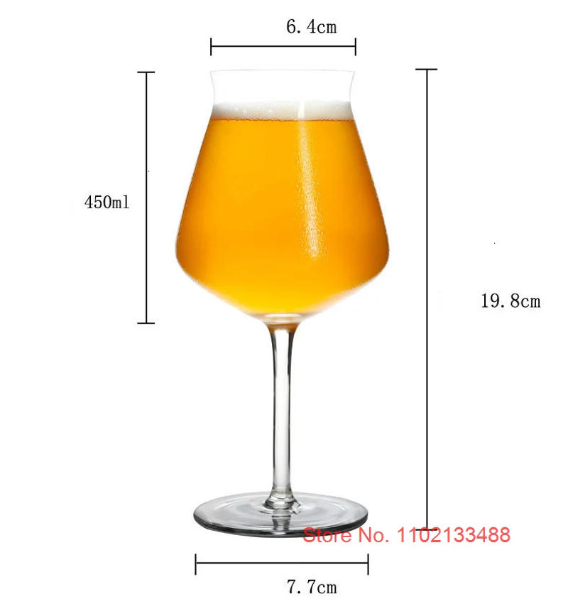 Description Picture 4 of itemProfessional TEKU Beer Mug IPA Exclusive Craft Beer Goblet High-Alcohol Wine Glass Wheat Beer Steins Mug Pilsner Cup Wholesale