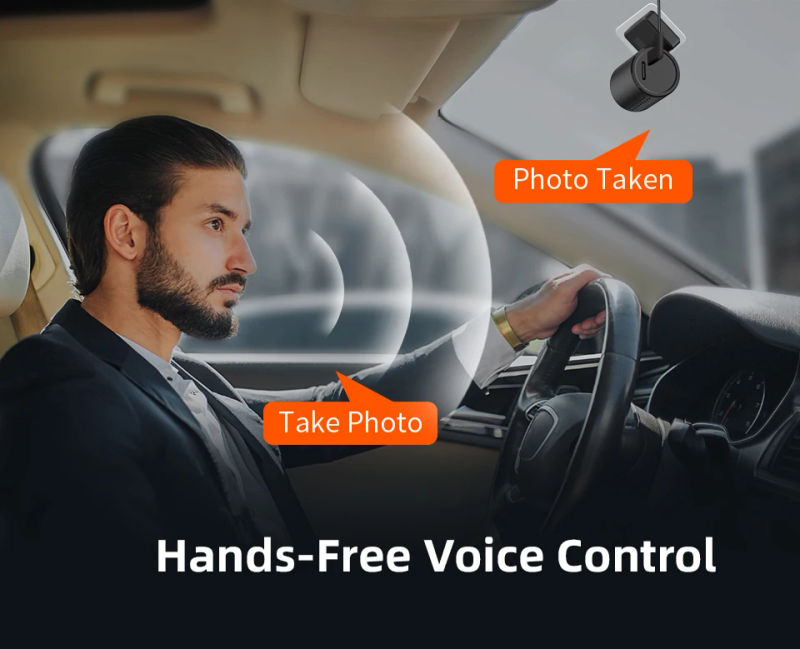 Description Picture 4 of item2K Mini Dash Camera For Car DVR Dash Cam KAWA MINI 3 Video Recorder Voice Control(Optional) Night Vision WiFi APP Monitor WDR