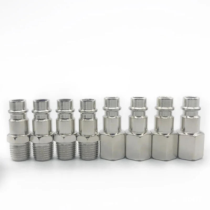 Description Picture 3 of item10pcs Pneumatic Fitting Air Line Quick Coupling Coupler Adapter Euro Airline Hose Compressor 1/4" BSP Thread Hose Barb Connector