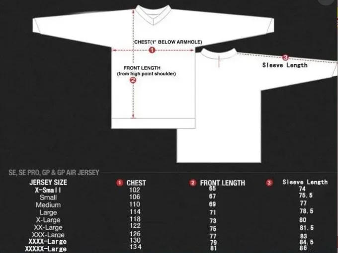 Description Picture 2 of itemNew Style Motocross Racing Bike Ride Motorcycle LongSleeve Motor Jersey Sports Cycling Jersey