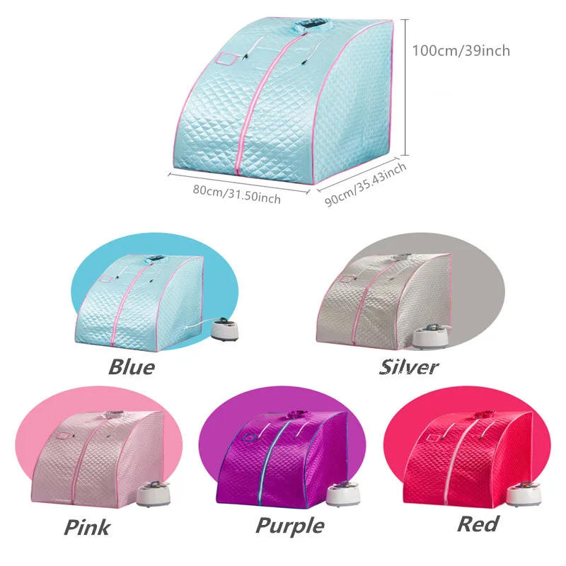 Description Picture 4 of itemSteam Tent Sauna Home Slimming Household SPA Box Ease Stainless Steel Pipe Steamer Pot