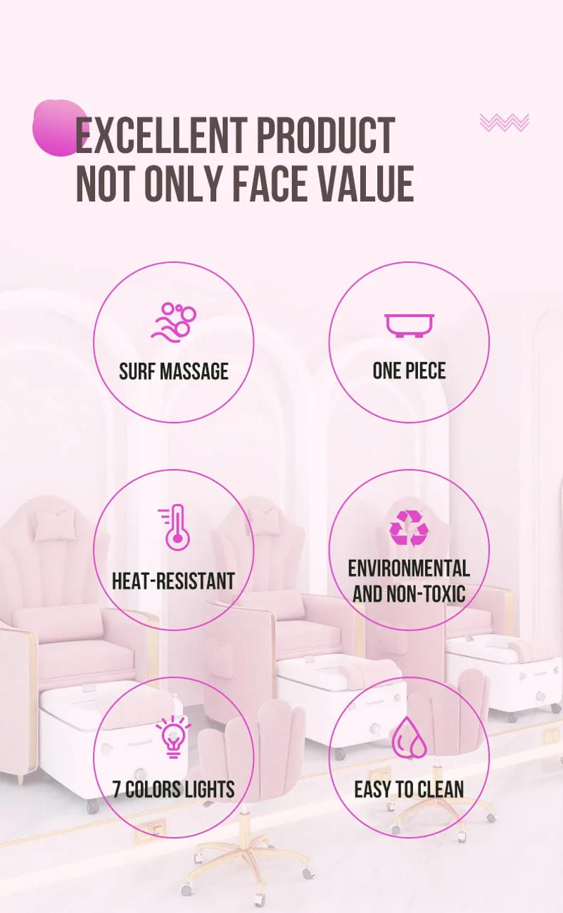 Description Picture 3 of itemSalon Pedicure Chair Basin FootBath Sink Soaking Clean Care Spa Accessories