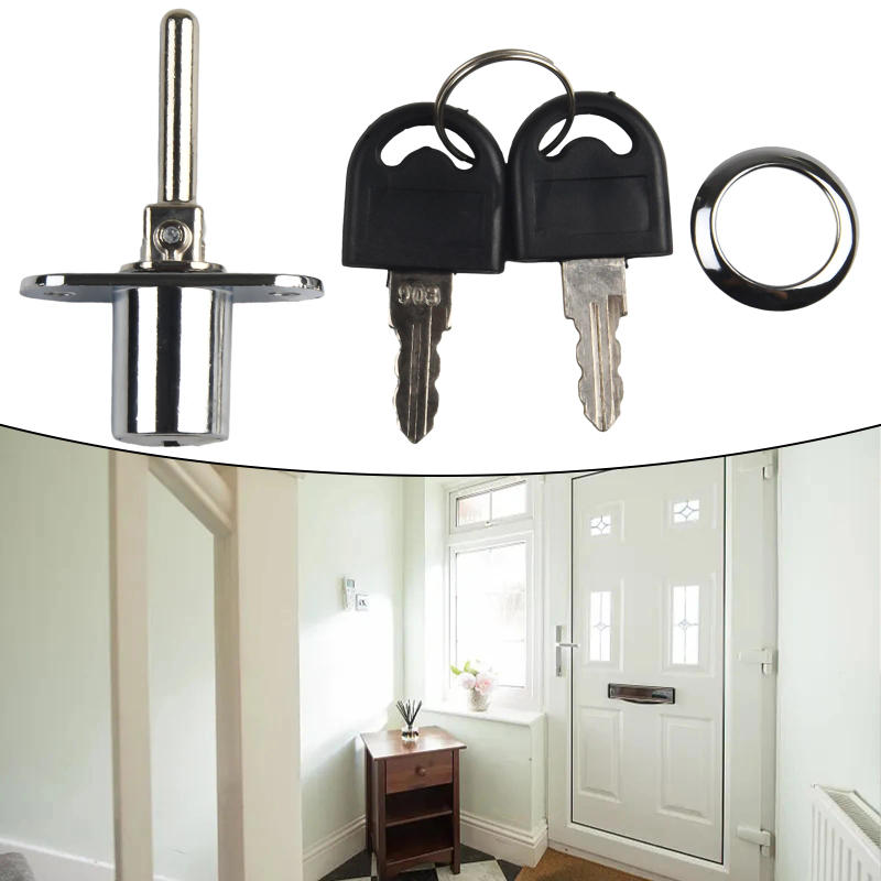 Description Picture 4 of itemRotary Lock Cylinder Home Hardware Drawer Lock Triple Interlock Zinc Alloy 100% Original High Quality Hot Sale