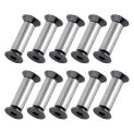 10pcs/lot Knife Handle Rivets Scale Screw Fastener Nut YFS Knives Fastening DIY Material Alloy- Dropship