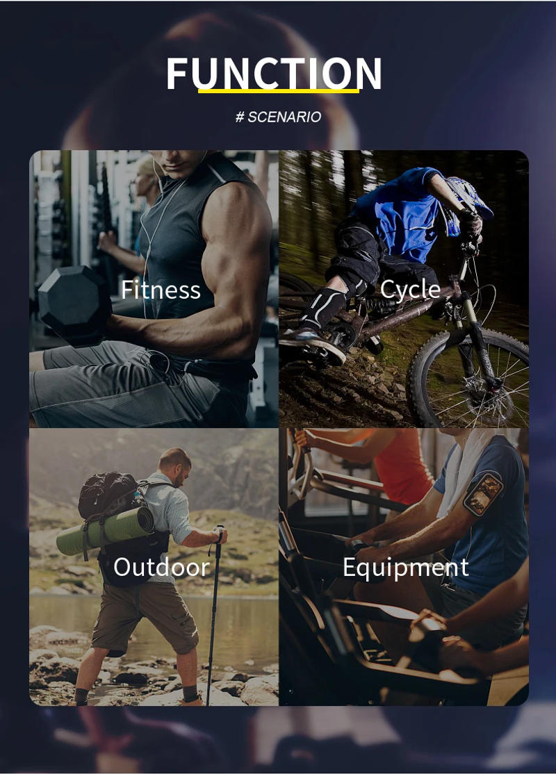 Description Picture 5 of itemGym Fitness Gloves Anti-slip Wear Resistant Heavyweight Sports Exercise Barbell Weight Lifting Training Sport Cycling Gloves