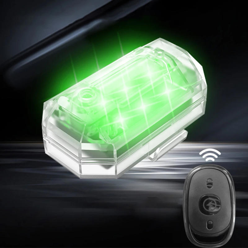 Description Picture 5 of item4pcs Aircraft Strobe Lamp 2.4G Wireless Remote Control M3 Micro USB Charging 3.7V 350mAh 7 Colors High Brightness for Motorcycle