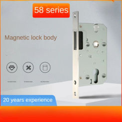 58mm Series Magnetic Silent Lock Body, Indoor Wooden Door Lock parts Lock Set