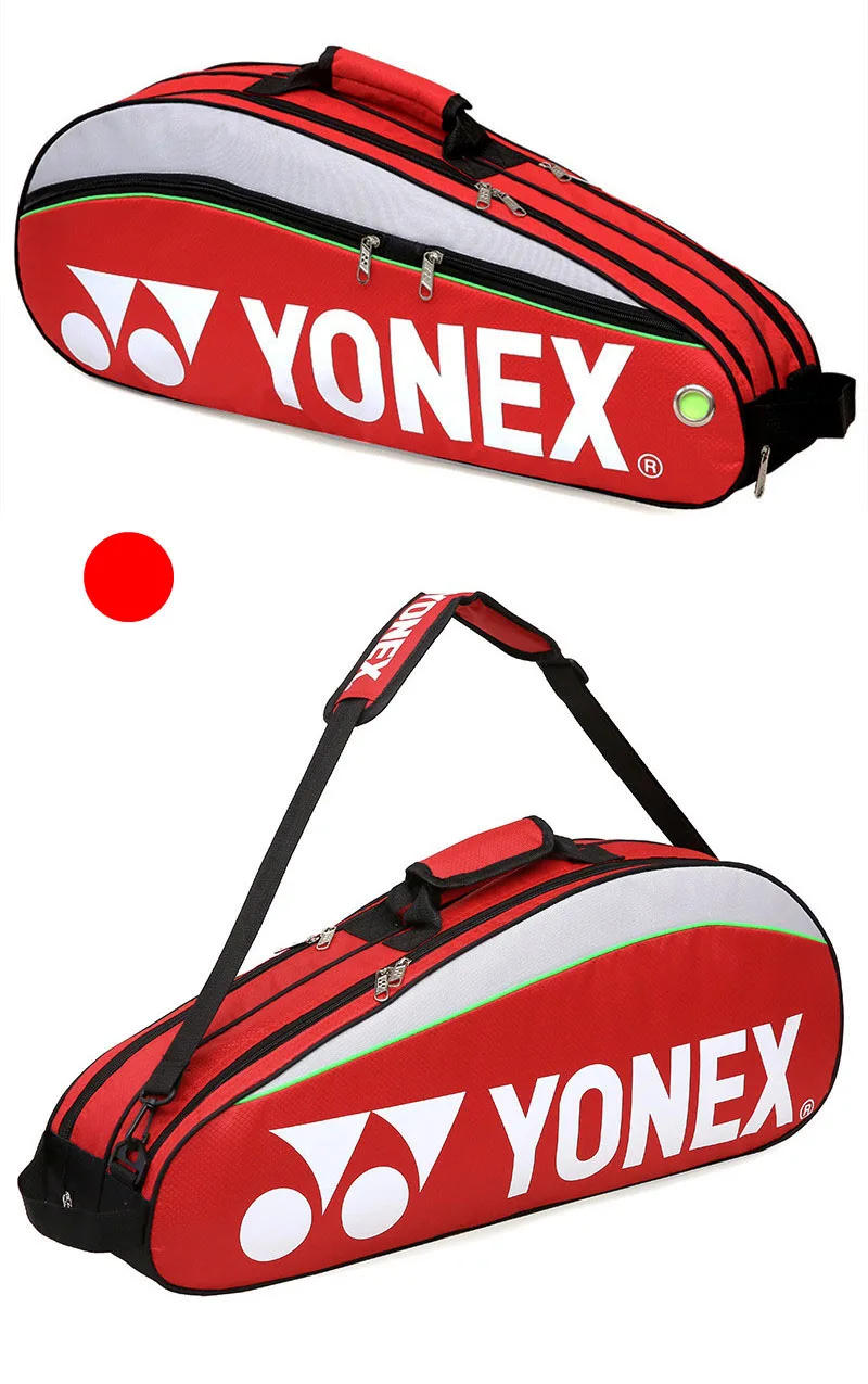 Description Picture 6 of itemYONEX Original Badminton Bag Max For 3 Rackets With Shoes Compartment Shuttlecock Racket Sports Bag For Men Or Women 9332bag