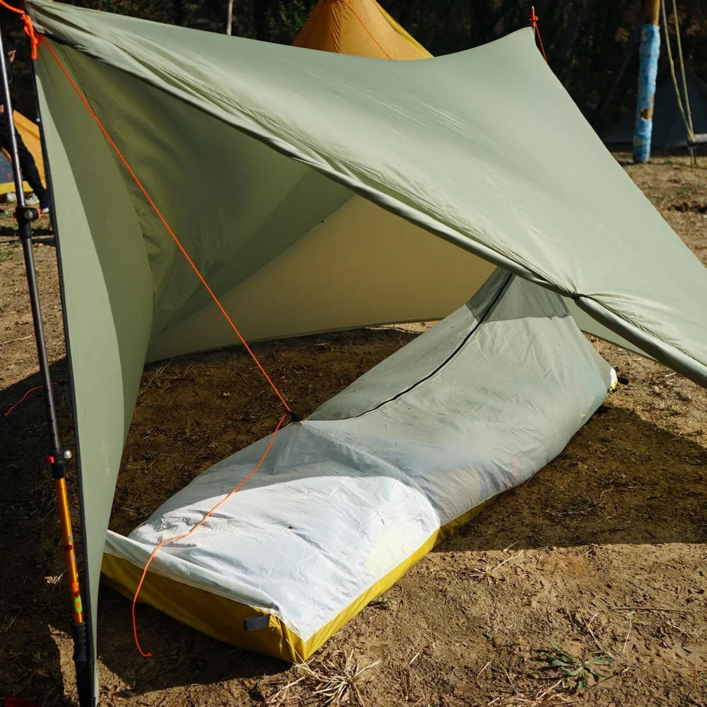 Description Picture 4 of itemSilnylon Ultralight Flysheet Outdoor Camping Tent Waterproof Rainfly Backyard UV Protection Sun Shelter Canopy Trap Autumn