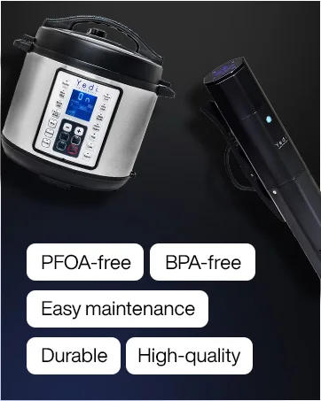 Description Picture 5 of itemEvolution Air Fryer, 6.8 Quart, Stainless Steel, Ceramic Cooking Basket, with Deluxe Accessory Kit and Recipe Book