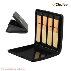 Black Reeds Case Holder Box ABS 8pcs Reeds Capacity for Saxophone Sax Clarinet Reeds Reed Holder