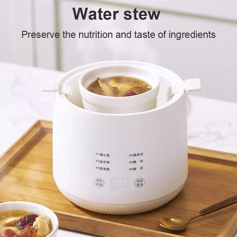 Description Picture 6 of itemElectric Hot Spring Egg Boiler Steamer Stewed Eggs Custard Candy Heart Egg Steaming Cooker Poacher Heater Pan Breakfast Machine
