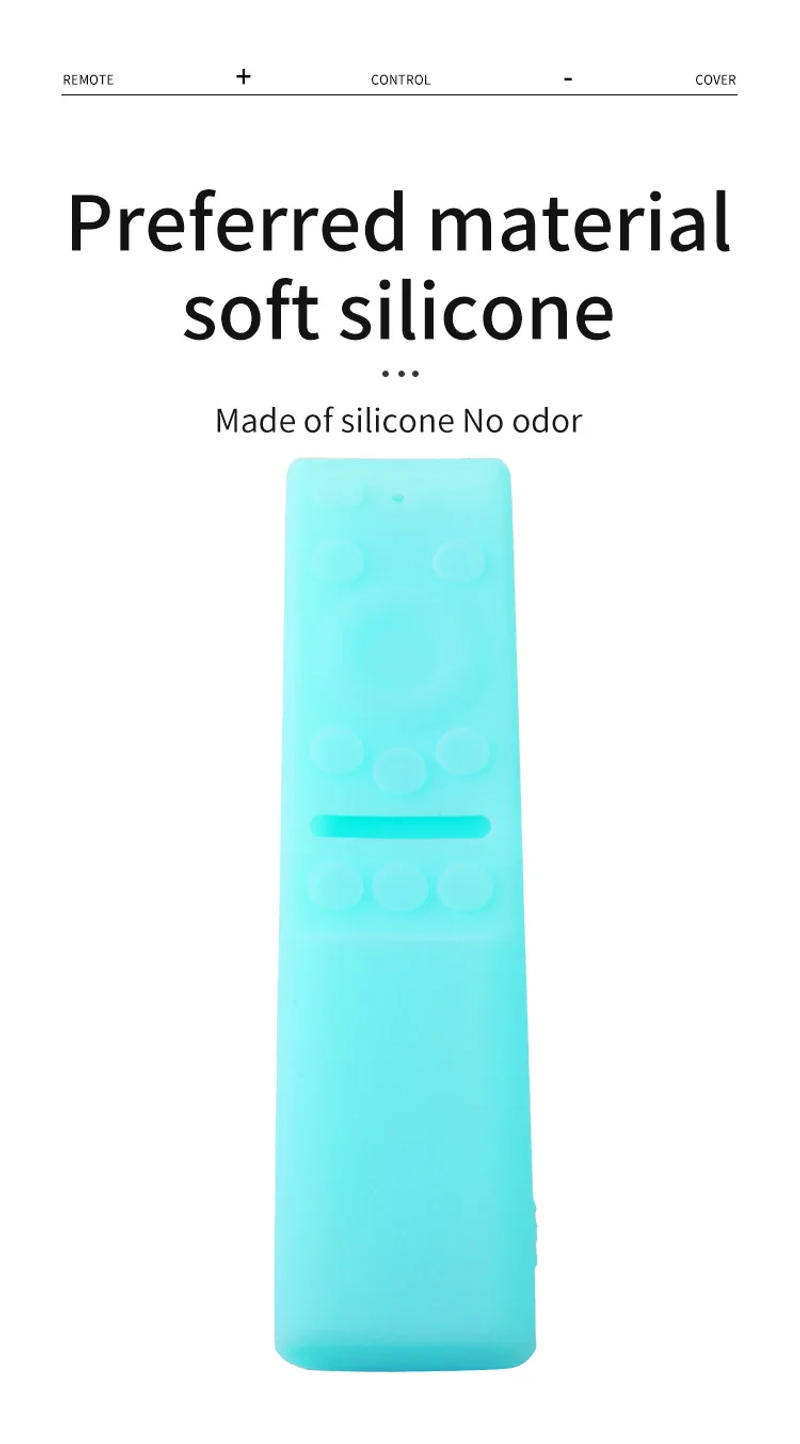 Description Picture 5 of item1pcs For New Samsung Smart TV Solar Remote Control Protective Cover Anti-fall Thicken Silicone Non-slip BN59-01357 Protect Case