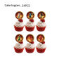 Cake topper-24pcs