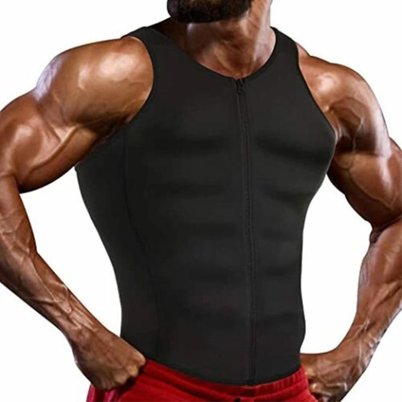 Description Picture 4 of itemReductive Girdle Men Body Shaper abdomen Corset Sweat Slimming Belt Sauna Vest Belly Underwear Fat Burner Chest Abdominal Binder
