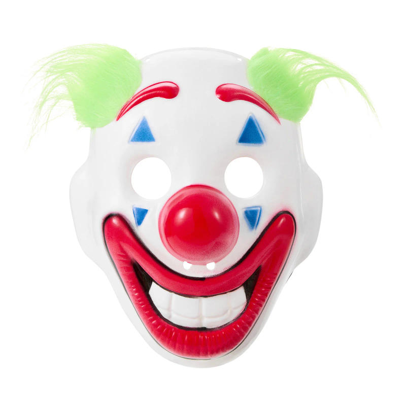 Description Picture 2 of itemJoker Clown Mask Halloween Wig Clown Facewear Halloween Cosplay Horror Facewear Masquerade Scary Face Protector Party Props