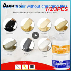 1/2/3PCS Ceramic Tile Repair Agent Tile Grout WTile Grouall Mending Agent Strong Adhesive Quick-drying Floor Tile Gap Glaze