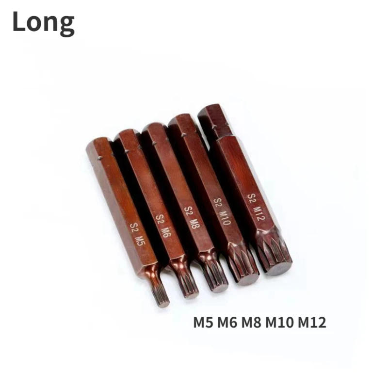 Description Picture 3 of itemKrachtige Twelve Pointed Torx Screwdriver Set 30mm/75mm Screwdriver Tool M5 M6 M8 M10 M12