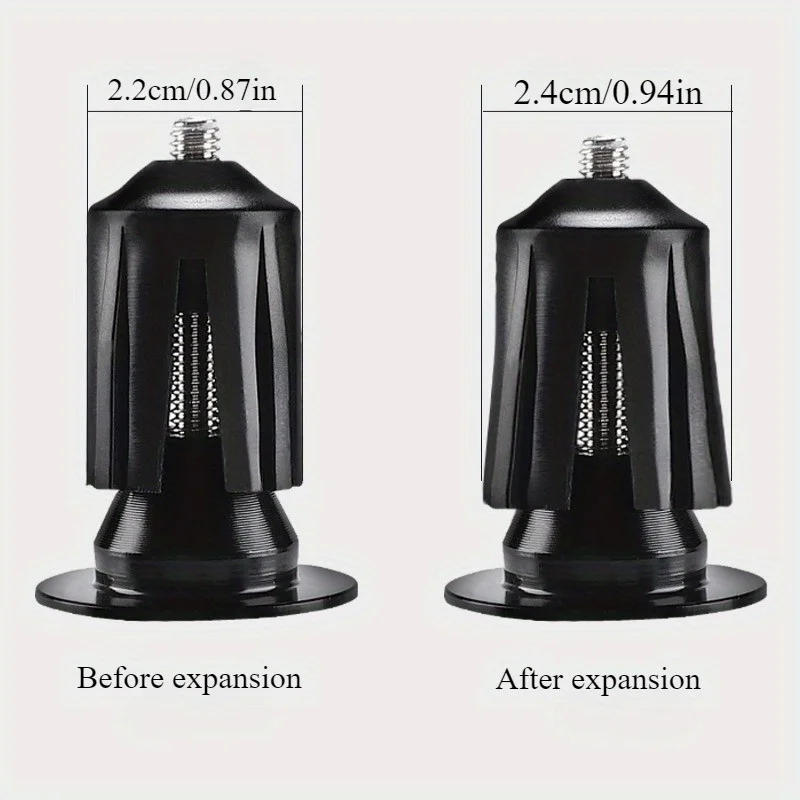 Description Picture 5 of item2PCS Mountain Road Bike Handlebar End Plugs Aluminum Alloy Handle Bar End Cap BMX MTB Bike Grip Cover Bicycle Accessories