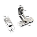 90 Degree Door Buckle Stainless Steel Lock Sliding Door Right Angle Buckle Door And Window Bathroom Bending Latch