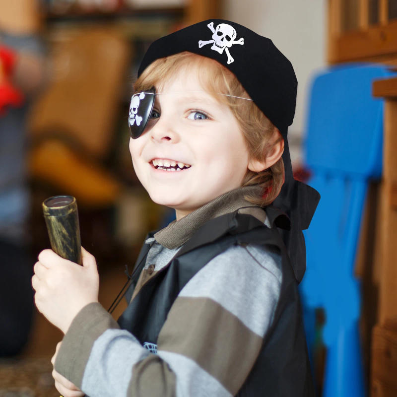 Description Picture 6 of itemHalloween Party Pirate Themed Disposable Tableware Pirate Captain Cosplay Props Treasure Map Pirate Gold Coins Halloween Decor