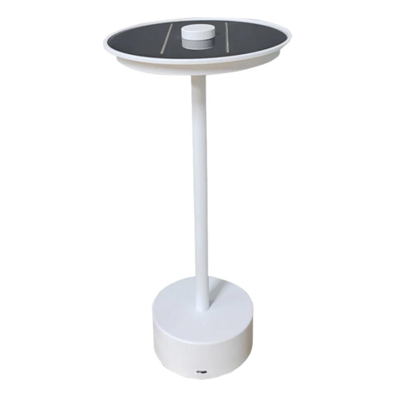 Description Picture 5 of itemSolar Powered LED Cordless Table Lamp Touch Sensor Desktop Night Light Rechargeable Metal Table Lamp for Hotel Bar Bedroom Decor