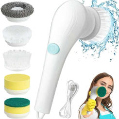 Usb Rechargeable Kitchen Dish Washing Brush Sink Cleaner Bathroom Bathtub Clean Brush Spin Scrubber Electric Cleaning Brush