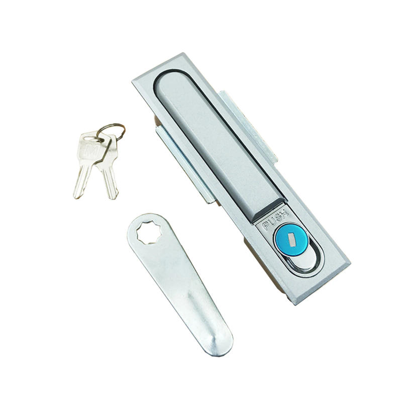 Description Picture 5 of itemDesk Door Lock Kit Door Lock Kit Garden Home 1 Set 92*28mm(Handle Panel Size) Black Enhanced Security Zinc Alloy