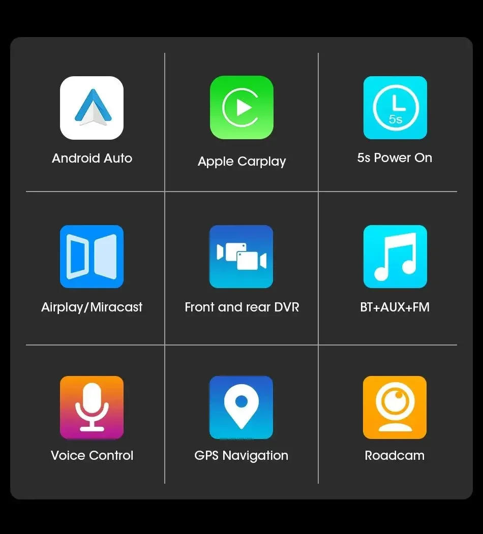Description Picture 6 of item10/11.26 inch Dash Cam 4K Car DVR: Wireless Carplay & Android Auto,GPSNavigation,Dual Lens,Wifi, FM, AUX Your Driving Experience