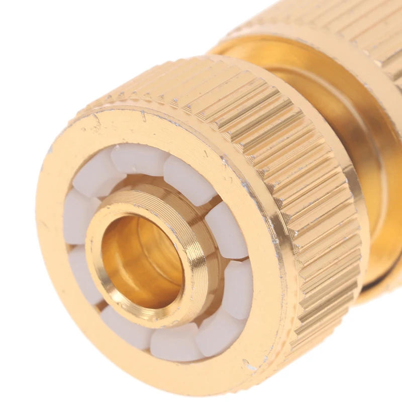 Description Picture 2 of itemNew Copper High Pressure Quick Hose Coupling For Garden Irrigation Connector 1/2" Car Washer Water Gun Hydraulic Couplers 1/3Pcs
