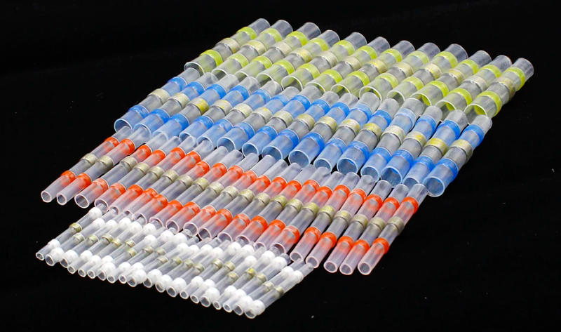 Description Picture 2 of item50pcs Waterproof Solder Seal Heat Shrink Butt Wire Connectors Terminals Electrical Copper with a Soldering Sleeve