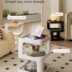 Modern Side Table Living Room Side Table Bedside Coffee Table Storage Rack Creative Living Room Small Table Corner Table