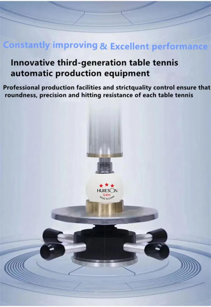 Description Picture 6 of itemHuieson G40+ 3 Stars Table Tennis Balls 40+ ABS New Material High Elasticity and Durable Training Ping Pong Balls 50/100pcs/pack