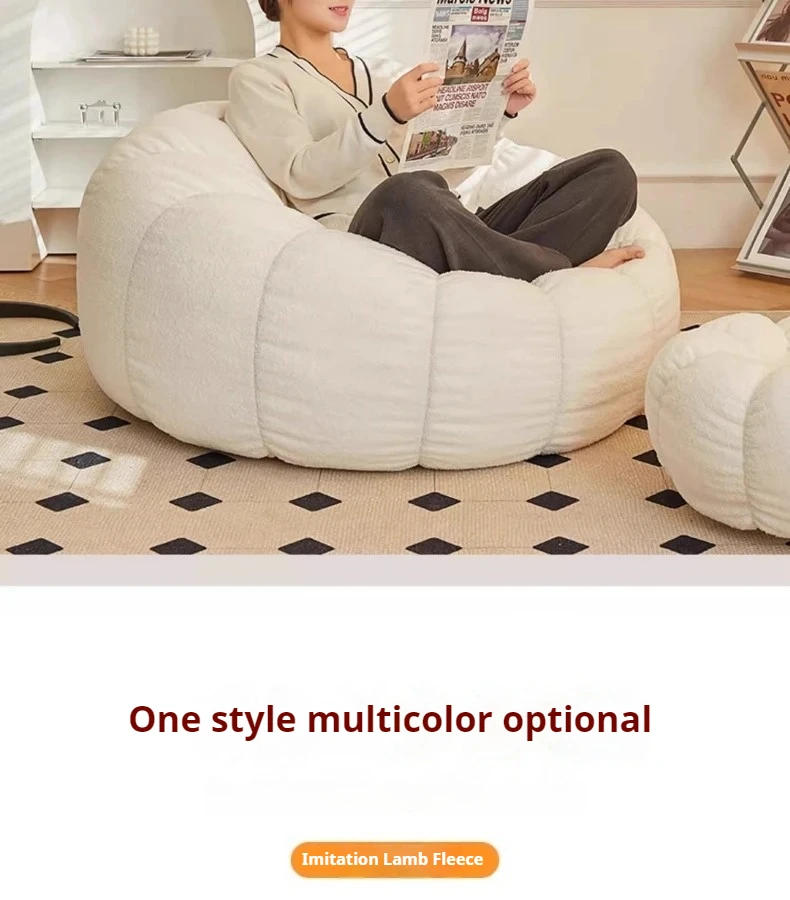 Description Picture 4 of itemBean Bag Sofas Romantic Sofa Fabric Gaming Bed Frameless Bedroom Chair Children's Comfortable Furniture Home Mini Balcony Salon