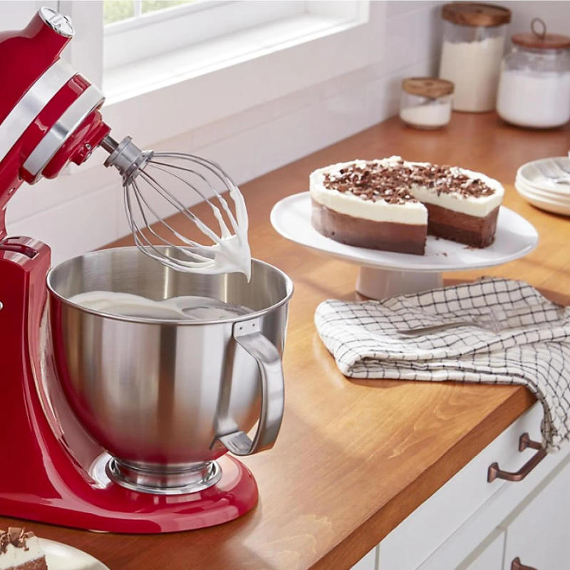 Description Picture 5 of item3 piece in 1 Pack Includes 6 Wire Whisk, Flat Beater, Dough Hook for 4.5 Quart & 5 Quart KitchenAid Stand Mixer