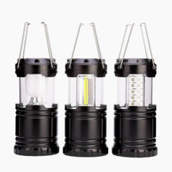 Mini COB Tent Lamp LED Portable Lantern TelescopicTorch Camping Lamp Waterproof Emergency Light Powered By Working Light Without