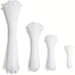 100Pcs Nylon Cable Ties Self-locking Cord Ties Straps Adjustable Cables Fastening Loop Home Office Wire Zip Ties Wholesale