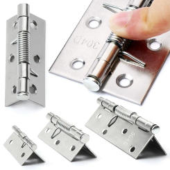 Folding with Spring Hardware Door Hinges Cross Hinge Window Accessories Furniture Supplies