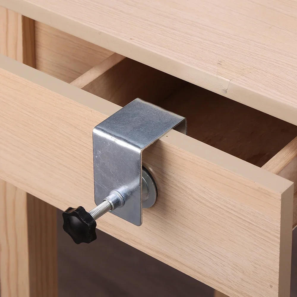 Description Picture 4 of itemWoodworking Jig Drawer Front Installation Clamps Steel Drawer Panel Clips Stable Cabinet Tool Home Furniture Installation Tools