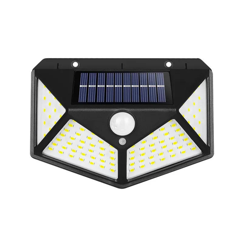 Description Picture 6 of item1/2/4pcs,Solar Outdoor Lighting Exterior Wall Lamp, Courtyard Exterior Wall Guide Lamp, 100LEDs Solar Wall Lamp