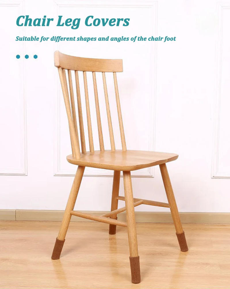 Description Picture 2 of item16PCS Furniture Feet Knitted Protectors Chair Legs Floor Anti-Slip Pads Table Legs Socks for Floor Protectors Chair Pads Covers