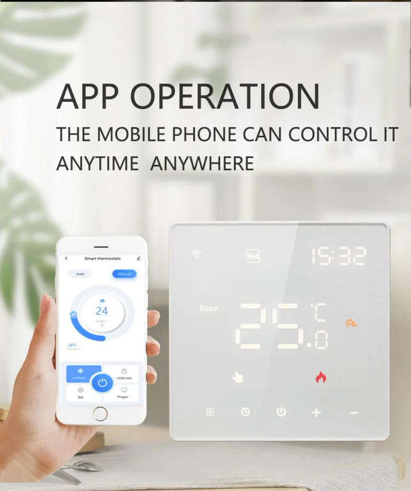 Description Picture 5 of itemTuya Smart Home Wifi Heating Thermostat Warm Floor Water Gas Boiler Digital Temperature Controller Google Home Alexa Smart Life