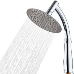 High Pressure Rainfall Shower Head Square Large Shower Head Extension Stainless Steel Shower Head Extender Outer diameter 20mm