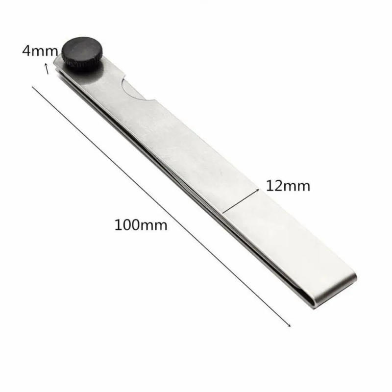 Description Picture 5 of itemBlades Metric Feeler Gauge High Precision 0.04-0.88 Thickness Gages Gap Filler Feeler Gauges Woodworking Measuring Tool