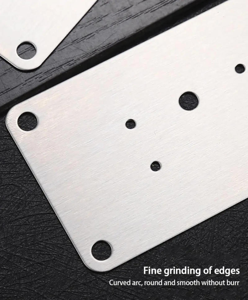 Description Picture 2 of itemStainless Steel Hinge Fixing Plate Kit Cabinet Door Hinge Repair Plate Bracket with Mounting Screw for Kitchen Furniture