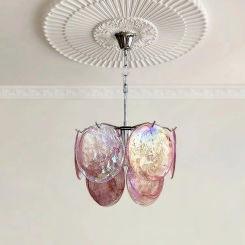 Modern Classcial Handmade Colorful Glass Ceiling Pendant Lights Romantic Home-applicant LED Dimmable Lamps For Living Room