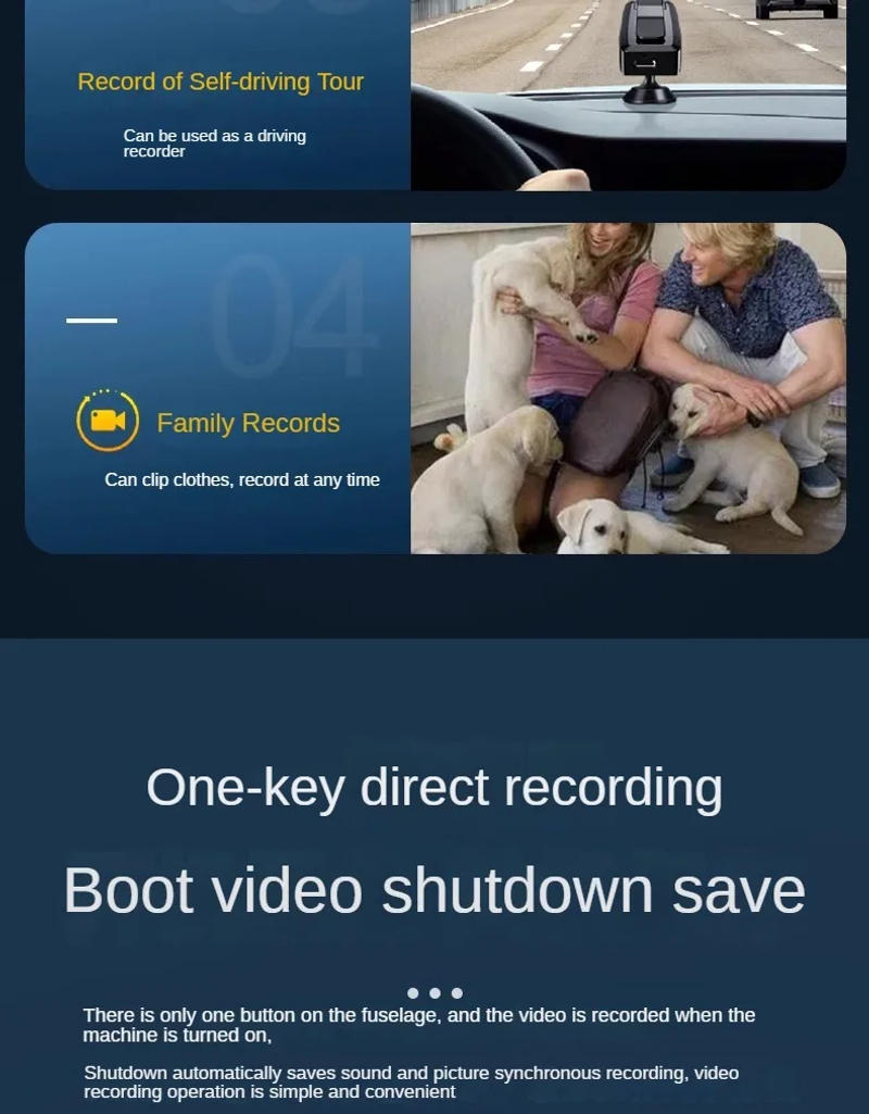 Description Picture 5 of itemHD 1920P Body Mini Camera Portable Small Digital Video Recorder Police BodyCam  Miniature Camcorder action camera mini dv