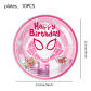 10pcs 9in plate