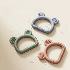 Baby Silicon Handschuh Teether Toys BPA Free Silicon Abnehmbares Pflege -Zahnen -Spielzeug Neugeborene Kau -Zahnen Spielzeug