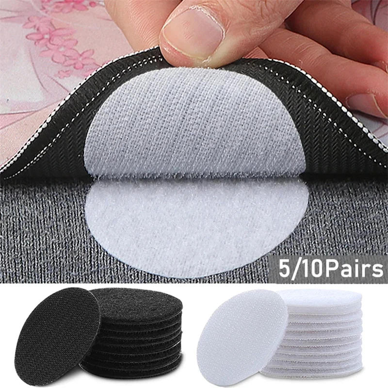 Description Picture 2 of item60mm Strong Self Adhesive Fastener Hook and Loop Tape Sticky Dots Adhesivo Redondo Glue Tape for Bed Sofa Mat Carpet Sticker